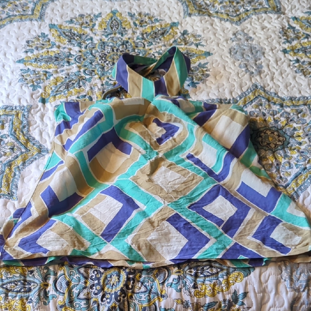 Trina Turk Multicolor Striped Halter Top